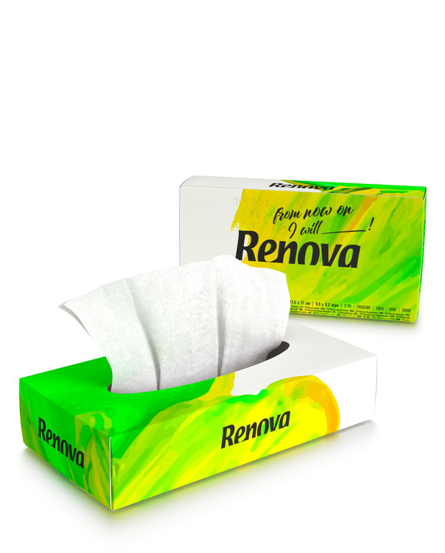 Mouchoirs Renova "From now on" Mouchoirs Renova "From now on"
